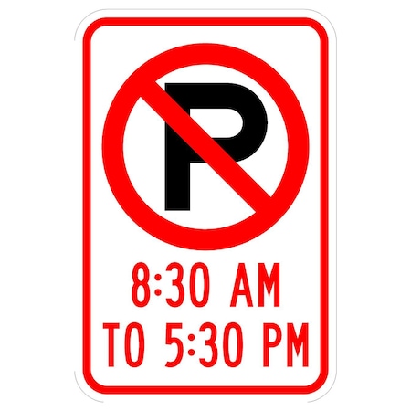 Sign Solutions Usa 12 in W, 18 in H, Aluminum, White DCS08HWT1218CUS00149